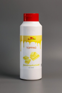 Toping s príchuťou bielej čokolády 1,2 kg