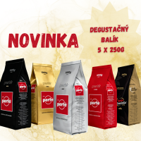 Degustačný balík 5x 250 g zrnkovej kávy